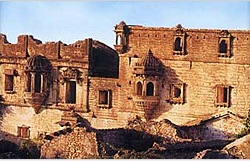 Roha fort is situated on the hillock